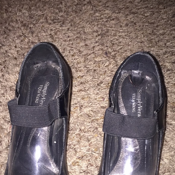 Black Azalea Simply Vera Vera Wang Mary Jane Heals Size 6.5 - Picture 5 of 10